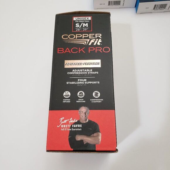 NIB Copper Fit Back Support & Compression Gloves Bundle S/M - Picture 8 of 16